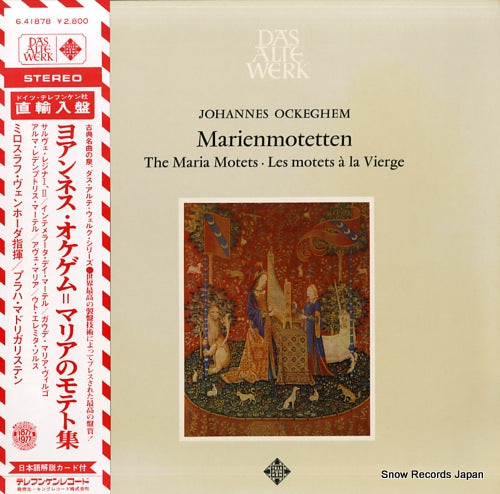 VENHODA, MIROSLAV ockeghem; marienmotetten 6.41878/641878AW