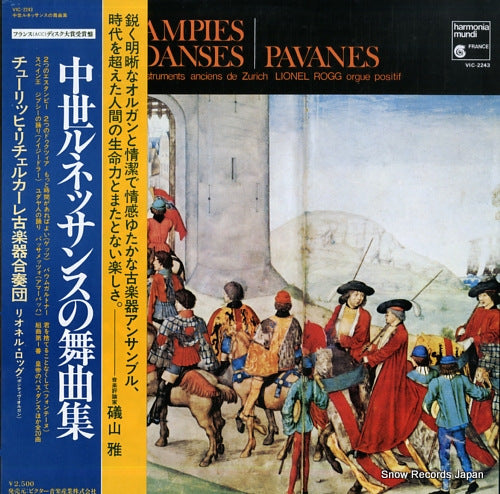 ROGG, LIONEL estampies basses danses pavanes VIC-2243