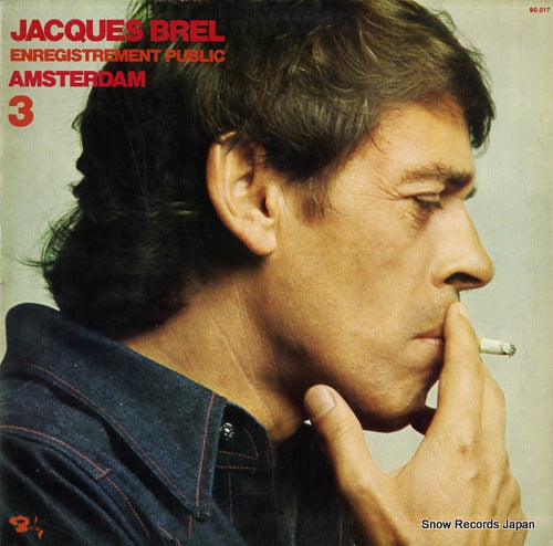BREL, JACQUES enregistrement public amsterdam 3 90.017