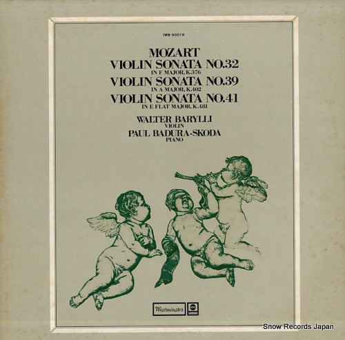 WALTER, VARYLLI mozart; violin sonata no.32 in f major k.376 IWB-60019