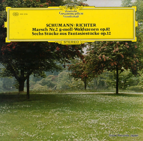 RICHTER, SVIATOSLAV schumann; marsch nr.2 / waldszenen MG2194