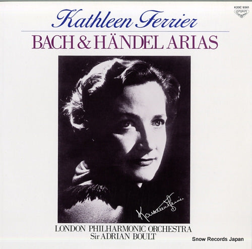 FERRIER, KATHLEEN bach & hendel arias K20C9361