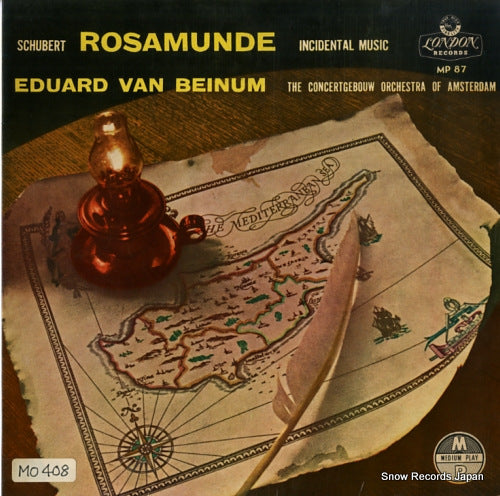 BEINUM, EDUARD VAN schubert; rosamunde incidental music MP87