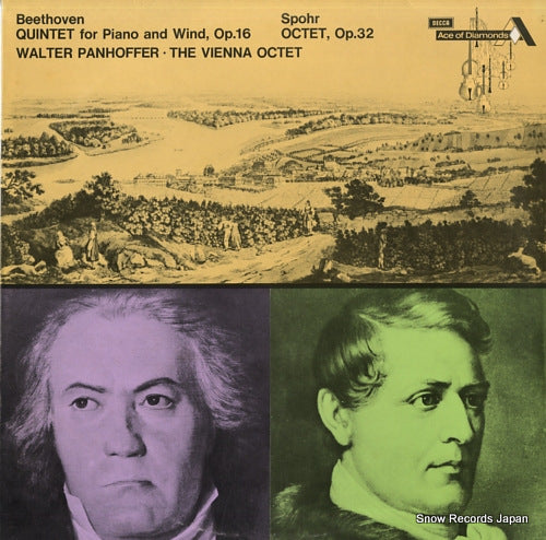 PANHOFFER, WALTER beethoven; quintet for piano and wind, op.16 SDD256