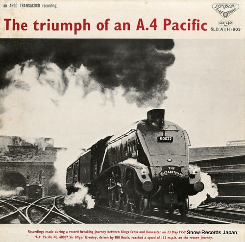 HANDFORD, PETER the triumph of an a.4 pacific SLC(A)(H)903