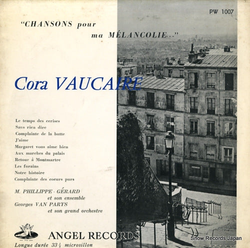 VAUCAIRE, CORA chansons pour ma melancolie... PW1007