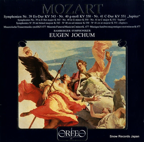 JOCHUM, EUGEN mozart; symphonien nr.39, nr.40, nr.41 "jupiter" S045832H