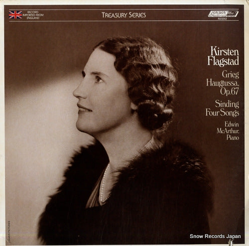 FLAGSTAD, KIRSTEN grieg; haugtussa, op.67 / sinding four songs R23242