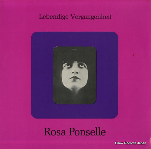 PONSELLE, ROSA lebendige vergangenheit LV297