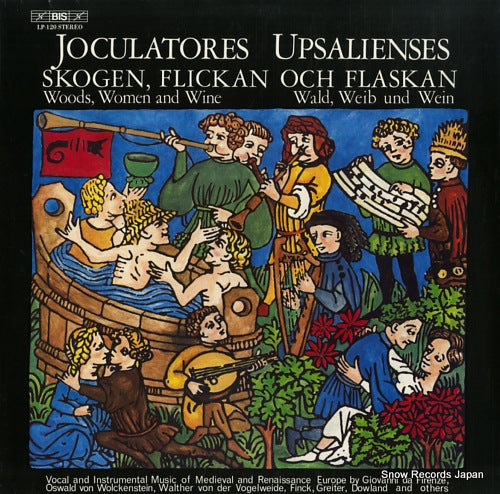 JOCULATORES UPSALIENSES skogen, flickan och flaskan LP-120