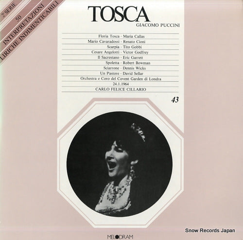 CILLARIO, CARLO FELICE puccini; tosca MEL443