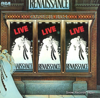 RENAISSANCE live at carnegie hall RCA-9117-18