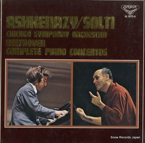 ASHKENAZY, VLADIMIR beethoven; complete piano concertos SL1073-6