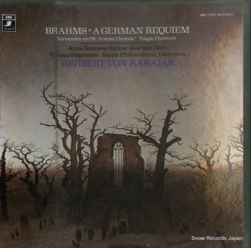 KARAJAN, HERBERT VON brahms; a german requiem EAC-77179
