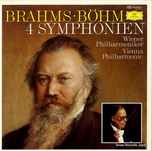 BOHM, KARL brahms; 4 symphonien  MG8194/7