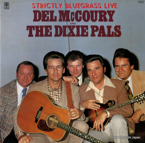 MCCOURY, DEL, AND THE DIXIE PALS strictly bluegrass live AW-2054