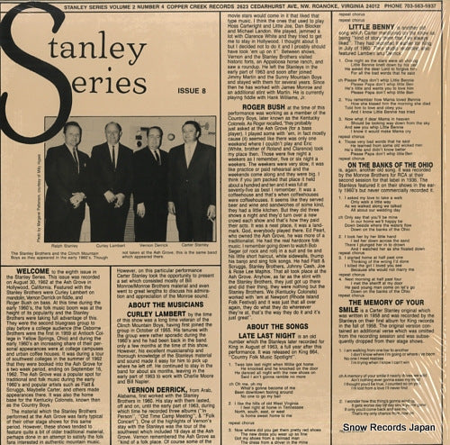 STANLEY BROTHERS, THE stanley series volume 2, number 4 CCSS-V2N4