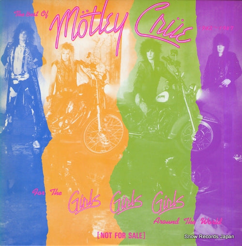 MOTLEY CRUE the best of motley crue 1988-1987 PS-313