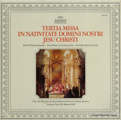 PFAFF, MAURUS tertia missa in nativitate domini nostri jesu christi 198036