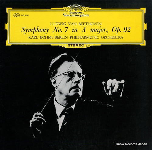 BOHM, KARL beethoven; symphony no.7 in a major, op.92 MG2080