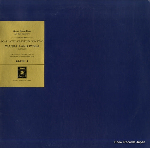 LANDOWSKA, WANDA scarlatti; clavecin sonatas GR-2121-22