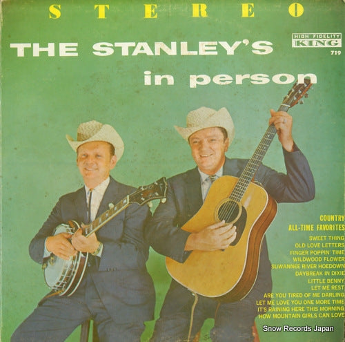 STANLEY BROTHERS, THE the stanley's in person KS-719(KS-12-719)