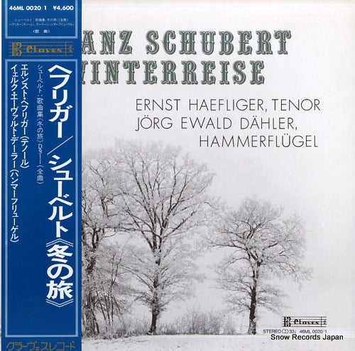 HAEFLIGER, ERNST schubert; winterreise 46ML0020/1