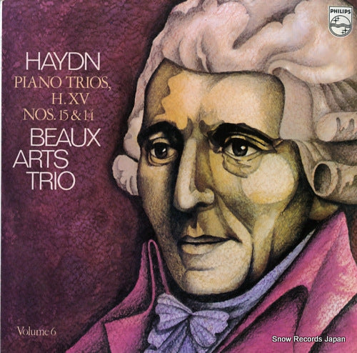 BEAUX ARTS TRIO haydn; piano trios, h.xv nos.15 & 14 volume 6 9500034