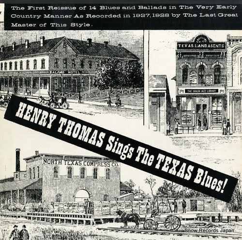 THOMAS, HENRY sings the texas blues 1927-28 OJL-3