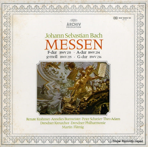 DRESDNER KREUZCHOR bach; messen MAF8089