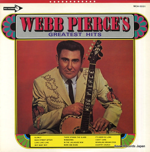 PIERCE, WEBB greatest hits MCA-5031