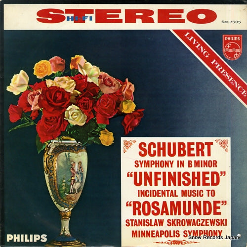 SKROWACZEWSKI, STANISLAW schubert; symphony no.8 in b minor "unfinished" SM-7505