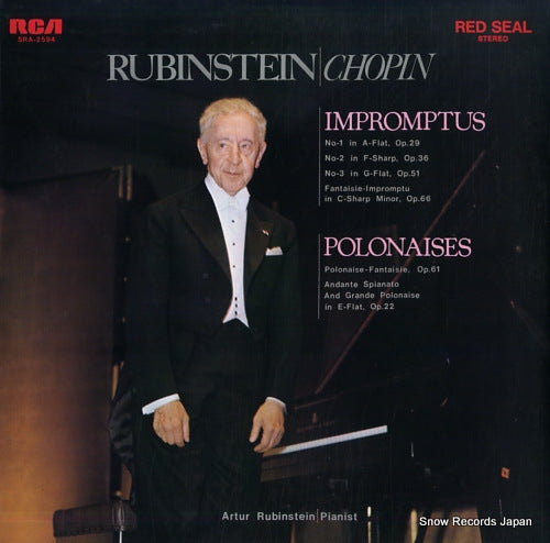 RUBINSTEIN, ARTUR chopin; impromptus SRA-2594