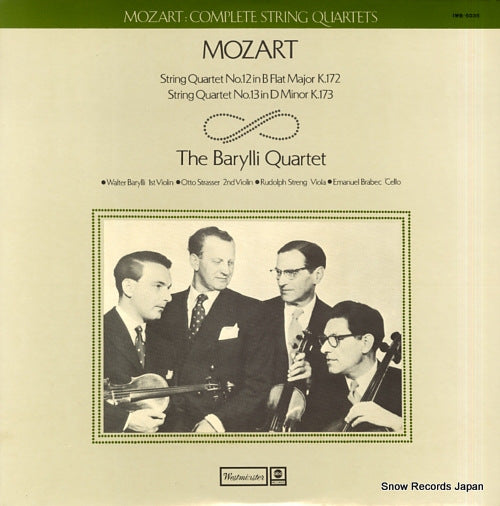 BARYLLI QUARTET, THE mozart; string quintet no.12 & 13 IWB-5035