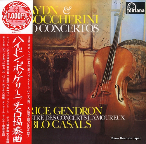 CASALS, PABLO haydn & boccherini; cello concertos FG-107