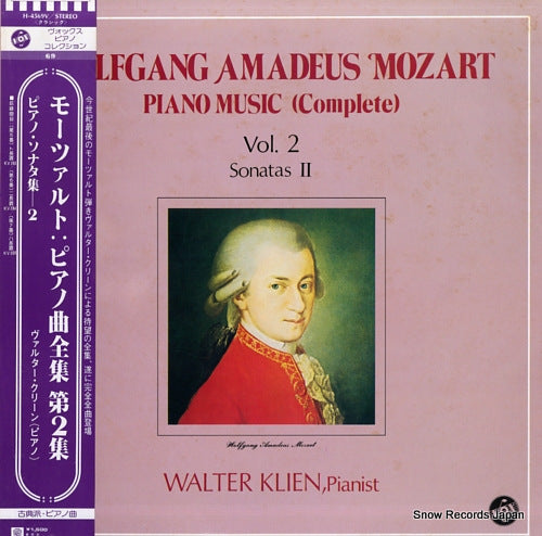 KLIEN, WALTER mozart; piano music (complete) vol.2 / sonatas ii H-4569V