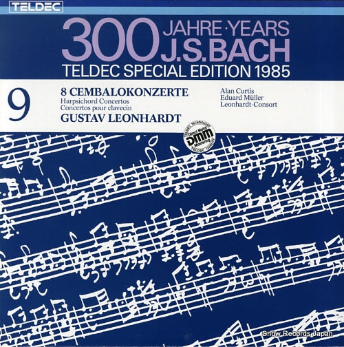 LEONHARDT, GUSTAV bach; 8 cembalokonzerte 6.48239