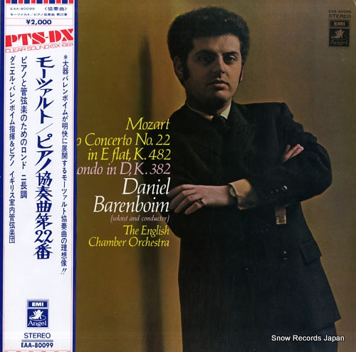 BARENBOIM, DANIEL mozart; piano concerto no.22 in e flat k.482 EAA-80099