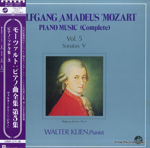 KLIEN, WALTER mozart; piano music (complete) vol.5 H-4572V