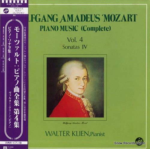 KLIEN, WALTER mozart; piano music (complete) vol.4 H-4571V