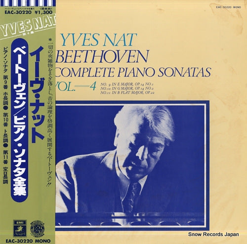 NAT, YVES beethoven; complete piano sonatas vol.4 EAC-30220