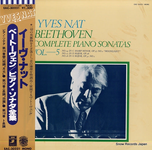 NAT, YVES beethoven; complete piano sonatas vol.5 EAC-30221