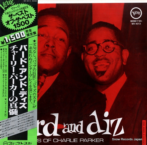 BIRD AND DIZ the genius of charlie parker MV4013