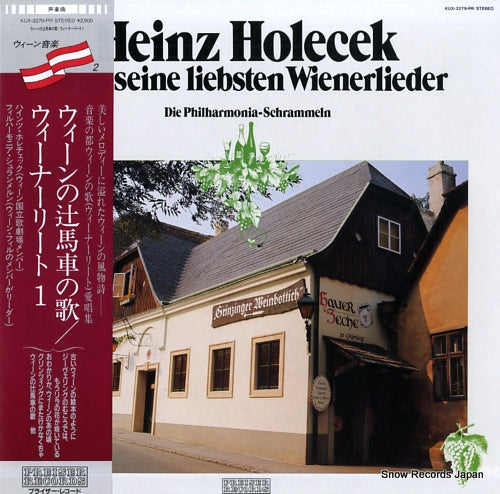 HOLECEK, HEINZ singt seine liebsten wienerlieder KUX-3279-PR