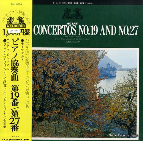 HASKIL, CLARA mozart; piano concertos no.19 & no.27 MH5035