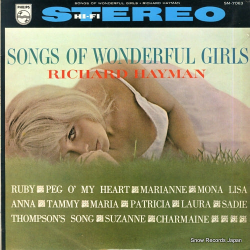 HAYMAN, RICHARD songs of wonderful girls SM-7063