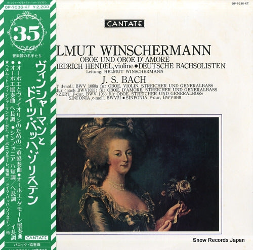 WINSCHERMANN, HELMUT deutsche bachsolisten OP-7036-KT