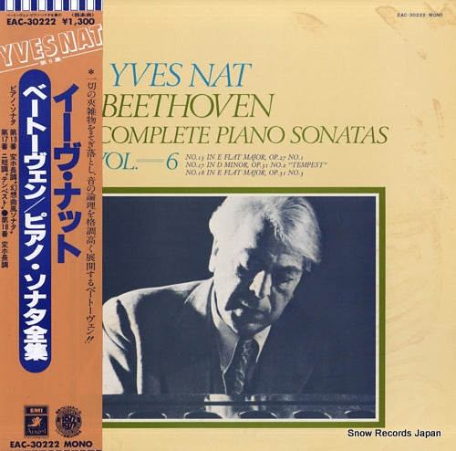 NAT, YVES beethoven; complete piano sonatas vol.6 EAC-30222