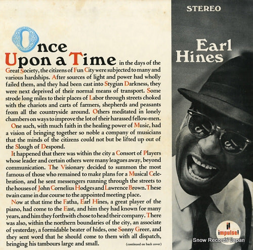 HINES, EARL once upon a time AS-9108