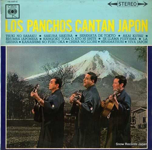 TRIO LOS PANCHOS los panchos cantan japon YS-437-C